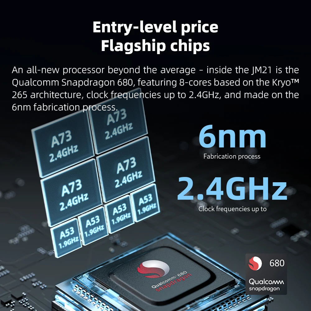 FiiO JM21 Hi-Res Music Player - Android 13 MP3 Player with Snapdragon 680, 3GB+32GB, WiFi & Bluetooth