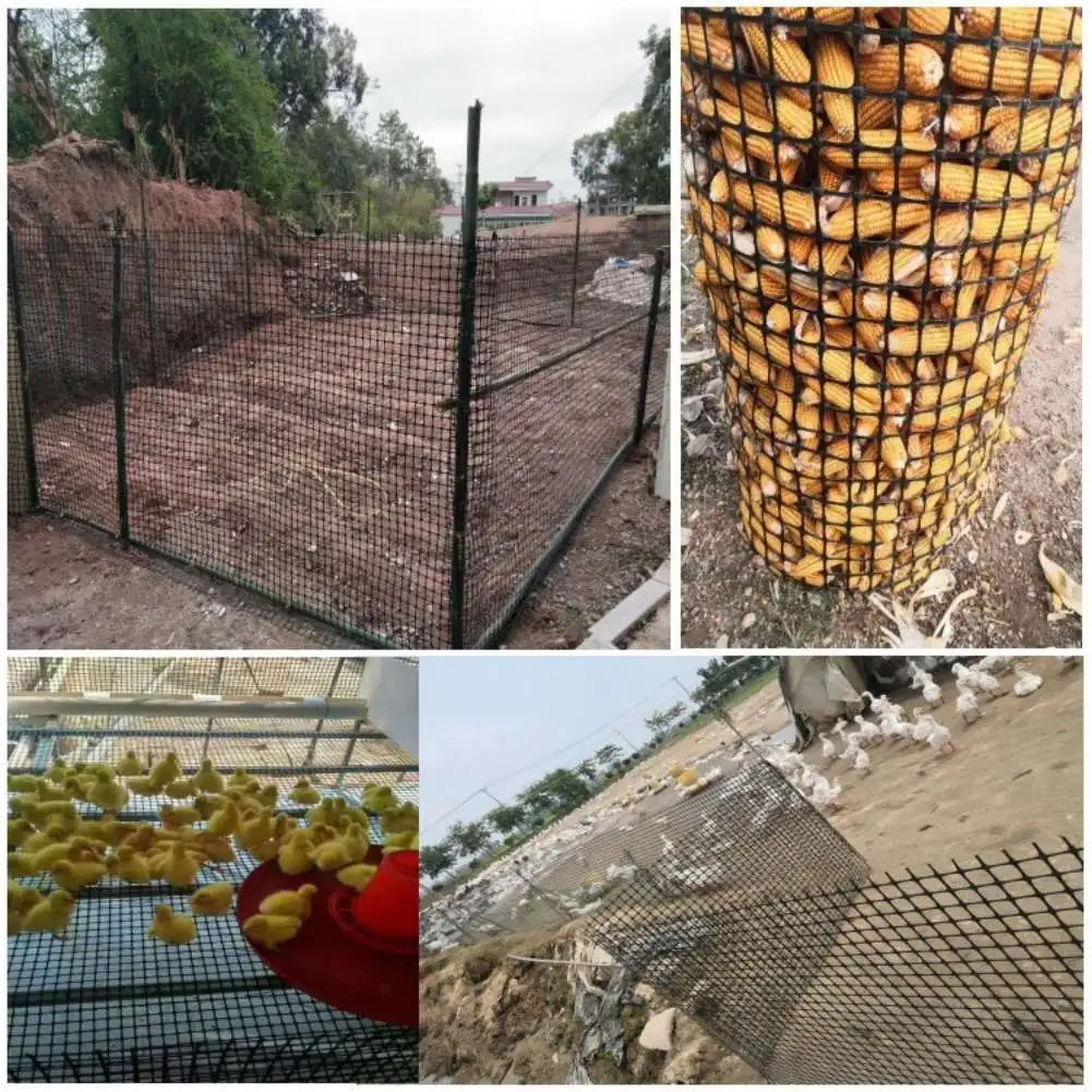 Black Plastic Leakproof Mesh Net – Garden Safety Fence for Cats, Pets, Chickens, Ducks, Balcony & Stair Protection