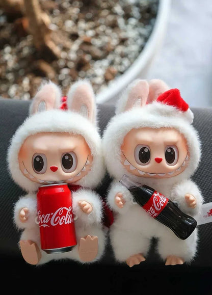 Monster Coca Cola Series Vinyl Doll – Labubu Action Figure Keychain Toy, New Year Surprise Gift for Kids
