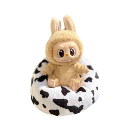 Labubu Mini Sofa for BJD Dolls – Plush Seat Decoration V2, Universal Kids’ Toy & Birthday Gift