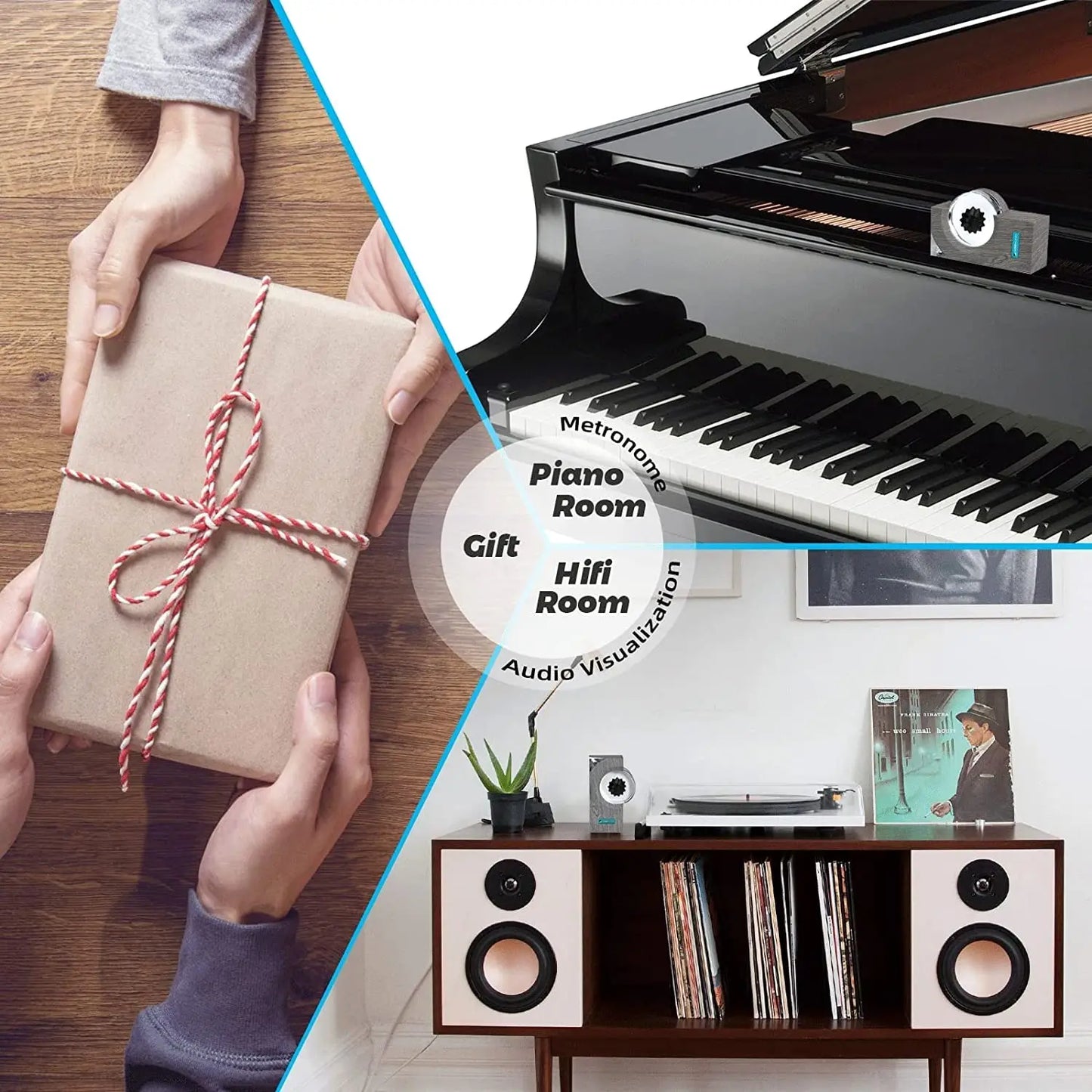 Dancing Ferrofluid Music Rhythm Lamp - Magnetic Fluid Bluetooth Speaker and Sound Partner