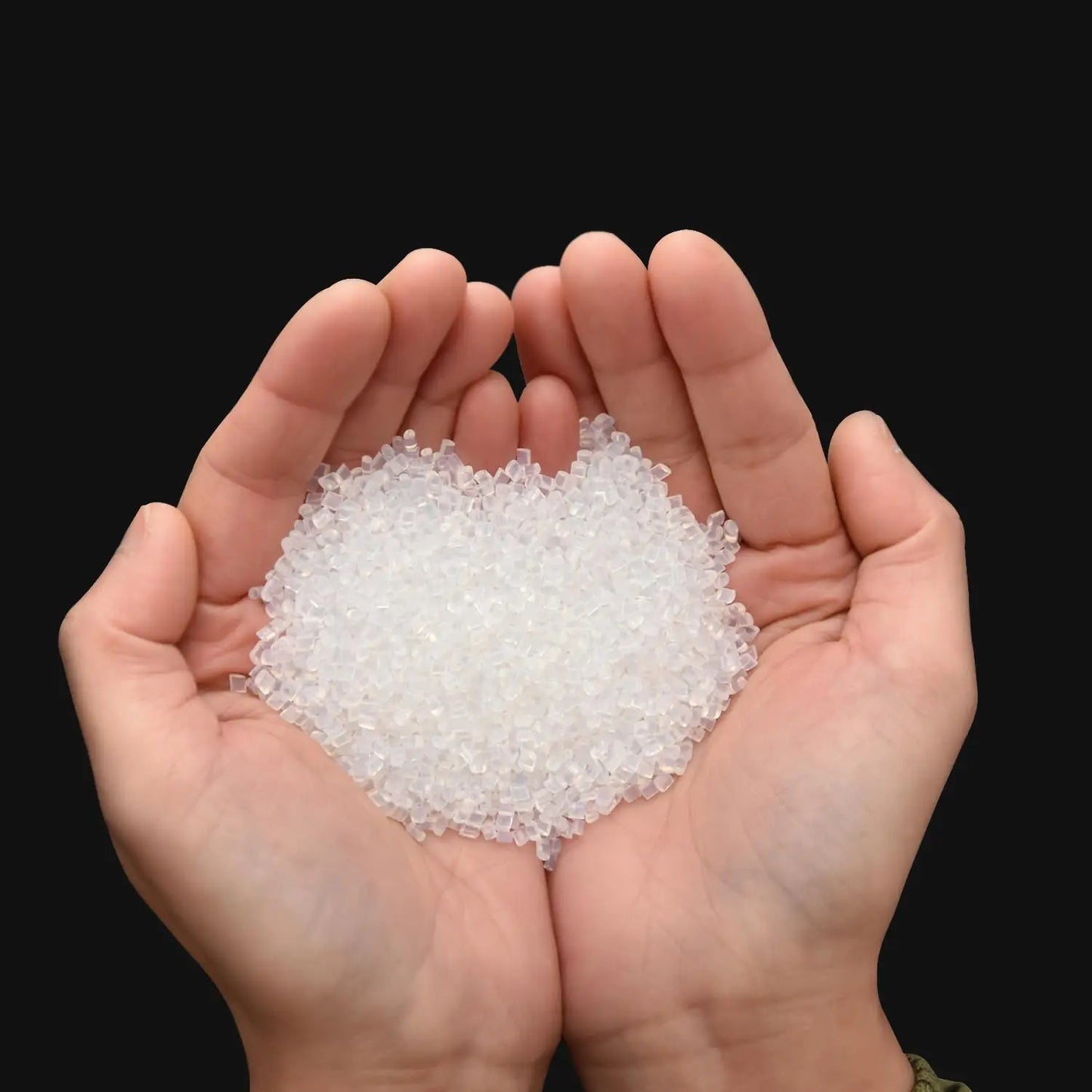 Italian Keratin Granules - 50g White Hair Extension Glue Beads for I-Tip & U-Tip Hair Extensions