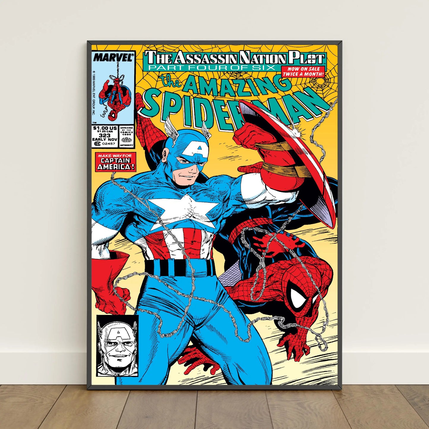 Spider-Man Comic Book Poster - Peter Parker Movie-Inspired Canvas Wall Art