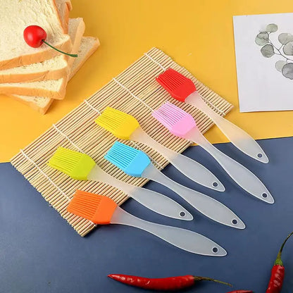 Versatile Disassemblable Silicone Pastry & Baking Brush Set - Perfect for Flour, Cakes, Barbecue, and More!