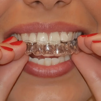 1-4 Pair Unisex Silicone Teeth Aligner – Invisible Dental Tray for Whitening, Straightening & Nighttime Care