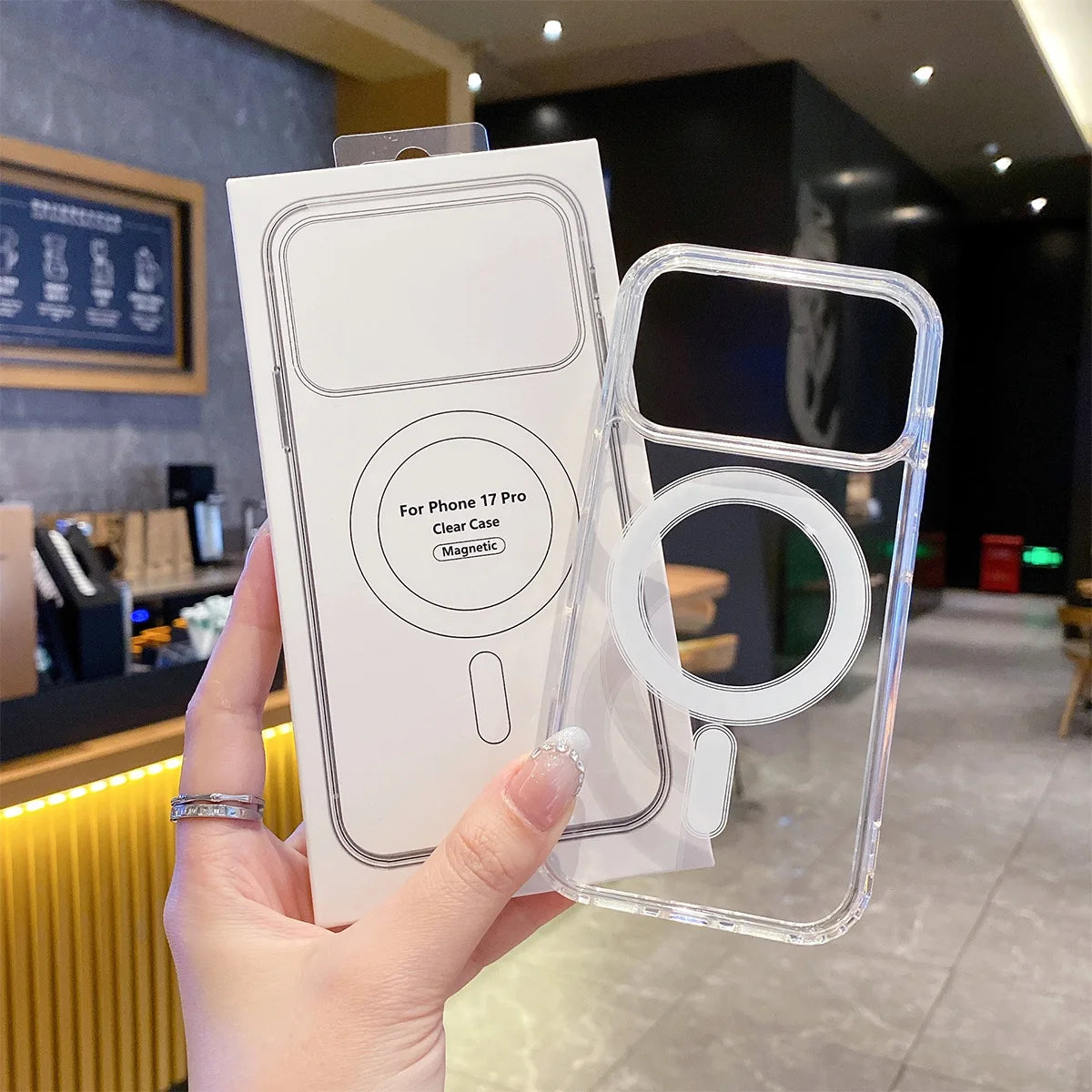 Transparent Magnetic MagSafe Case - Shockproof Original Style Cover for iPhone 17 Air 16 15 14 13 12 11 Pro Max