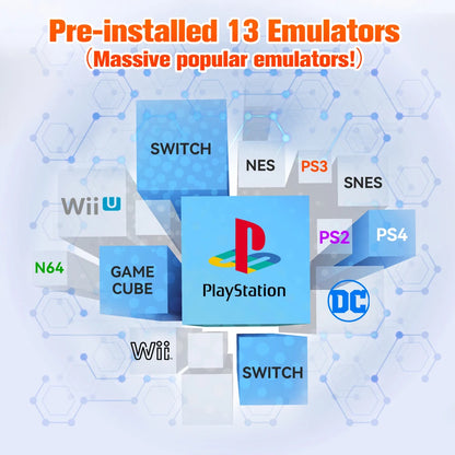 500GB Portable External Gaming Hard Drive – 3,760+ 3D/AAA Games for PS4, PS3, PS2, Switch, Wii, N64, DC & More (Windows PC)
