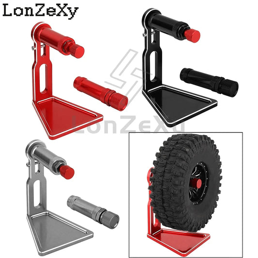 Metal Alloy Hex Wheel Tire Balancer Tool – 12mm & 17mm for 1/10, 1/8, 1/7 RC Car Tires, Dynamic Balance Support Base Upgrade
