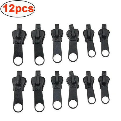 Universal Zipper Repair Kit – 3 Sizes Instant Fix Zip Slider Replacement for Clothes, Bags & Sewing, Zipper Rescue Tool Accessory