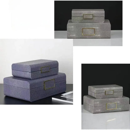 Luxury Wooden Jewelry Box - Double Leather Finish Multi-Functional Jewelry Organizer & Storage Case