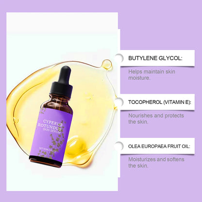 Cyperus Rotundus Hair Growth Inhibitor Oil - Gentle Body Hair Growth Slowing Treatment for Women & Men