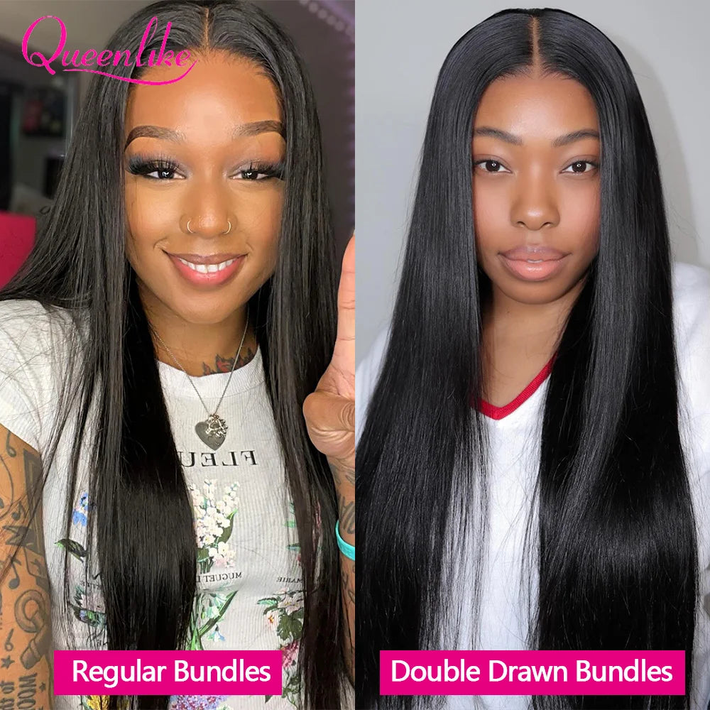 15A Double Drawn Vietnamese Raw Straight Human Hair Bundles – 20-26 Inch Top Quality Hair Extensions