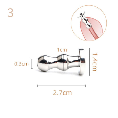 28-Piece Stainless Steel Urethral Sound Set – Hollow Urethra Dilator & Male Stimulation Chastity Toy