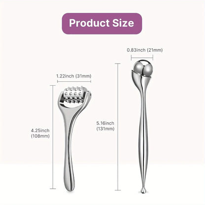 Newest Stainless Steel Full Body Ice Roller – Face & Eye Massager for Firming, Lifting, and Tightening Skin