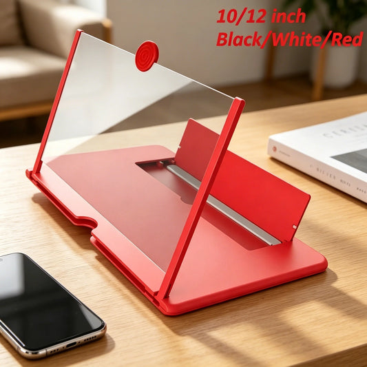 10/12 Inch Phone Screen Magnifier - HD Anti-Blue Light Amplifier for Movies, Gaming & Videos