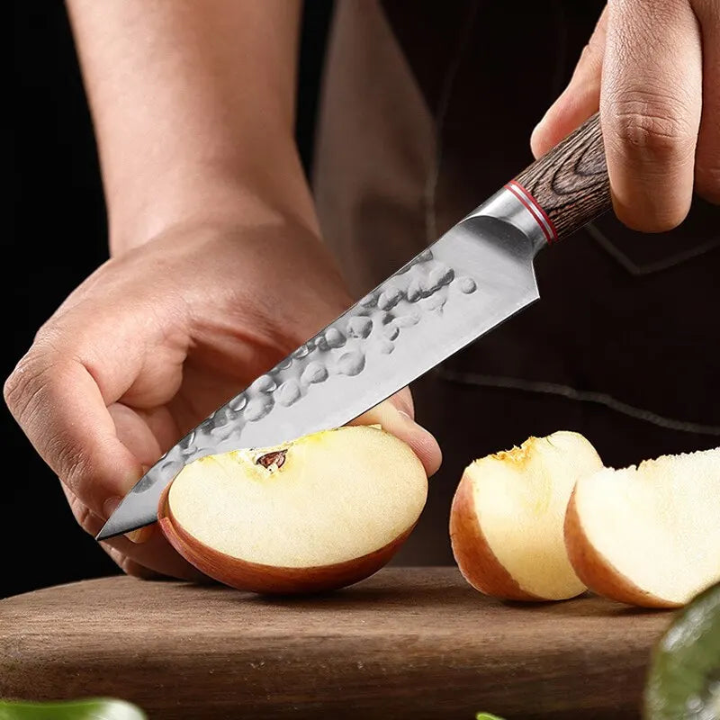5.5-Inch Stainless Steel Kitchen Knife – Utility Paring Knife for Fruits, Tomatoes, and Steaks, Forged Boning Knife, Kitchen Tools , Cookware