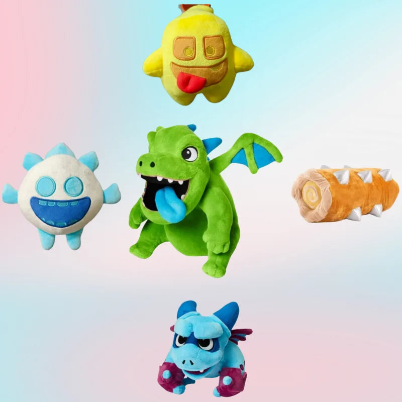 Clash of Clans & Clash Royale Flying Dragon Plush Pillow – Cute Baby & Undead Stuffed Animal Toy Gift, In Stock