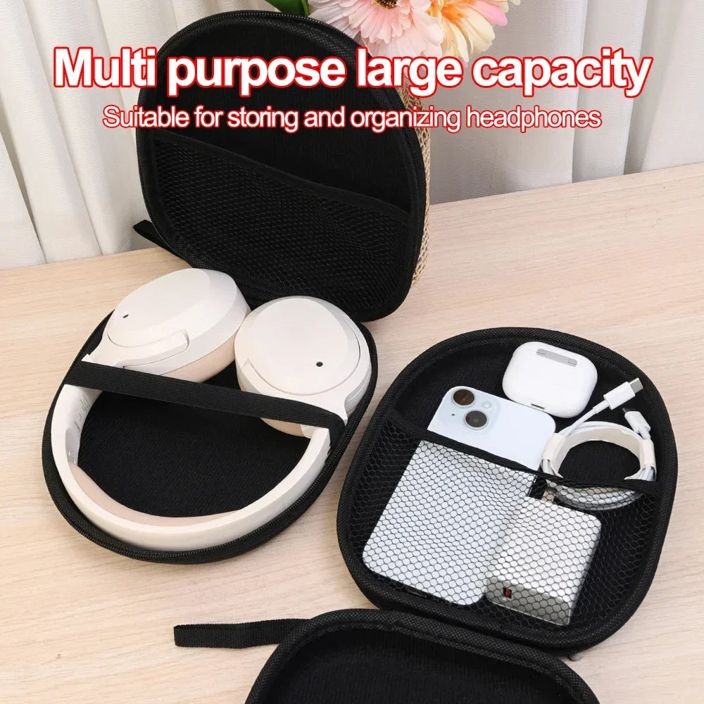 Portable Shockproof Hard Case for Sony Bluetooth Headphones & Earbuds – Travel Storage Carrying Pouch