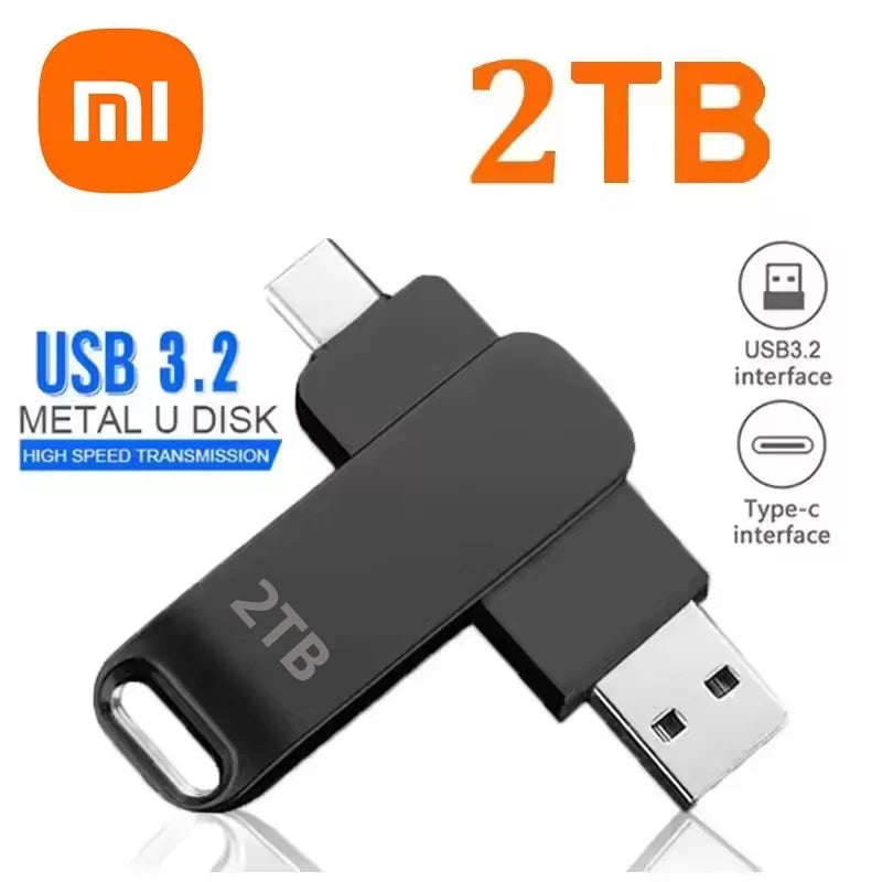 Xiaomi Mijia USB 3.2 High-Speed Waterproof Flash Drive — Up to 16TB Portable Pen Drive (2025)