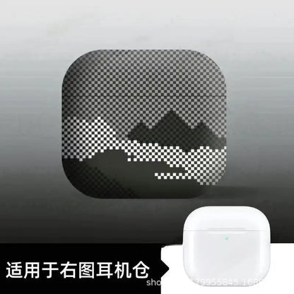 AirPods Carbon Fiber Case - Matte Anti-Drop Protective Cover for AirPods 1st 2nd 3rd 4th Gen Pro 2 Pro 3