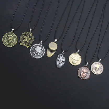 JoJo’s Bizarre Adventure Arrow Pendant Necklace – Josuke & Jotaro Cosplay Jewelry Gift