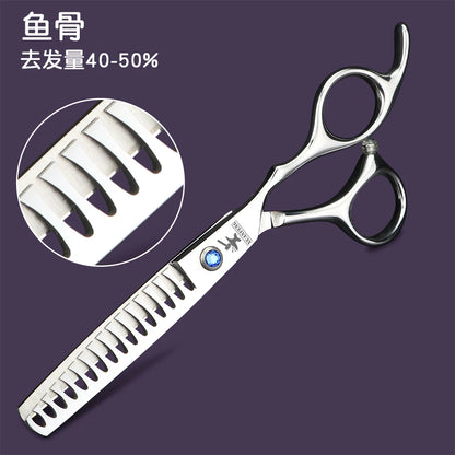 XUANFENG 6-Inch Barber Scissors Set – Japanese 440C Steel Hair Cutting & Thinning Shears