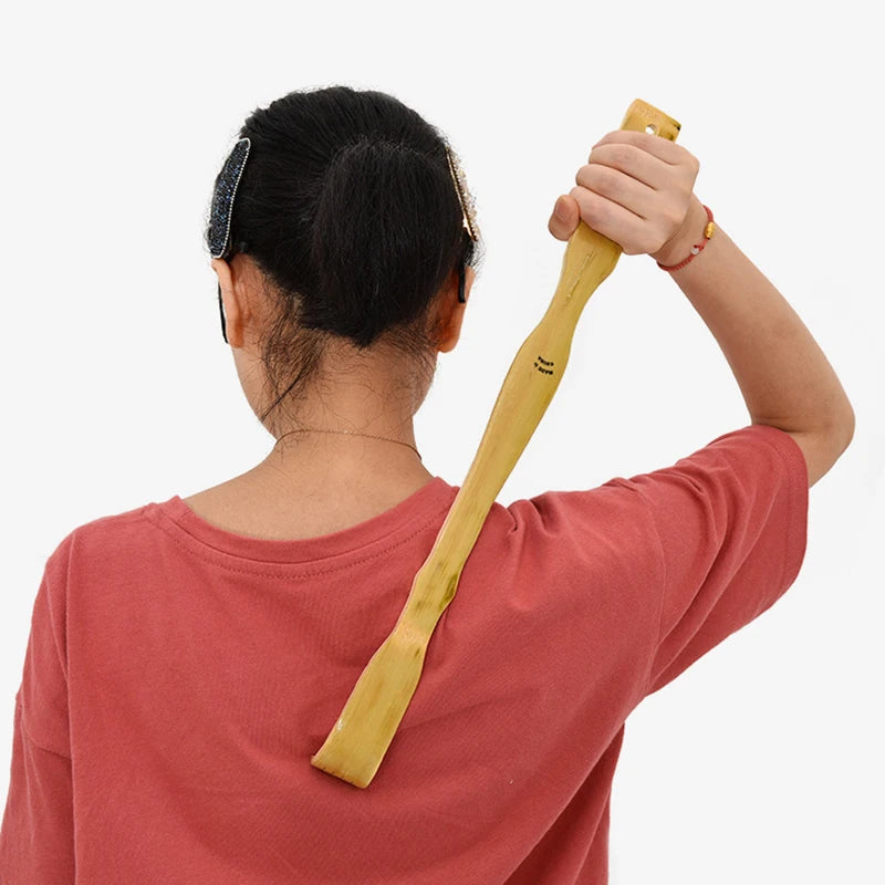 Bamboo Itching & Back Scratching Massage Stick - Home Anti-Itch Device