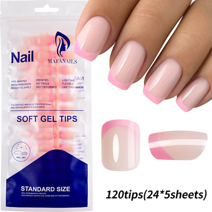 576PCS Colorful Press-On Fake Nails Set – Black & Red Oval/Square Short Full Cover Nail Tips for Salon-Style Nail Art
