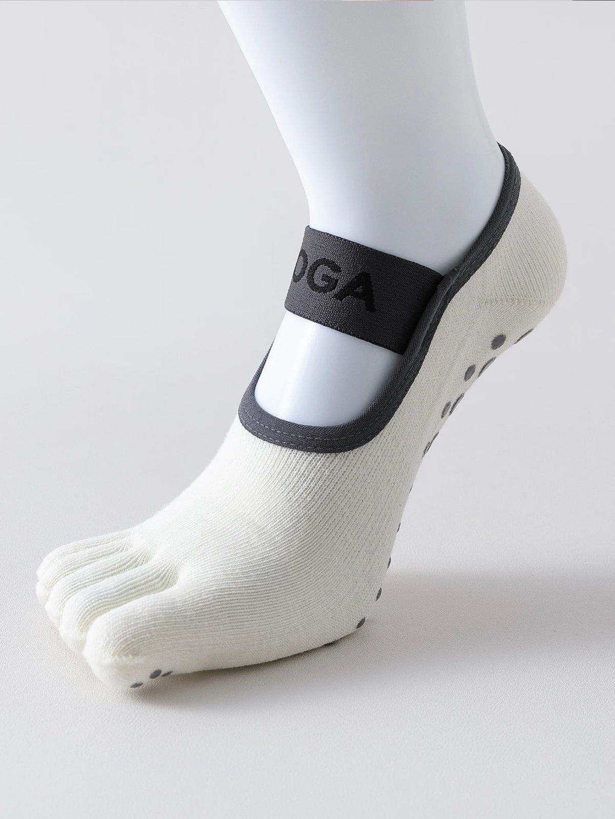 Women’s Five-Toe Grip Socks - Non-Slip Yoga, Pilates & Fitness Socks