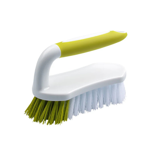 Frosted Cleaning Brush - Comfortable Grip Durable Scrubbing Tool with Flexible Bristles for Bathroom, Sink, Carpet & Floor Cleaning