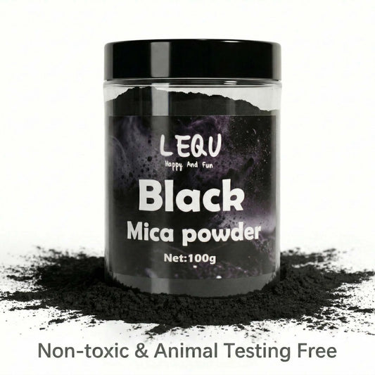 100g Black Epoxy Resin Dye – Metallic Mica Pigment Powder for DIY Resin Art, Craft Coloring & Professional Resin Colorant Finish
