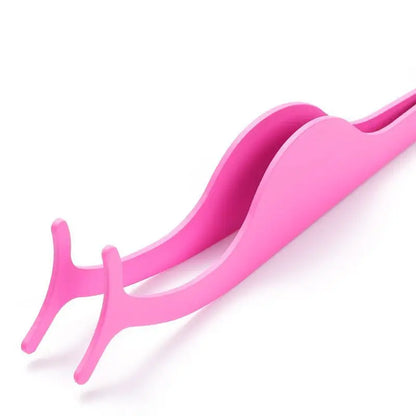 False Eyelash Applicator Tweezer – Professional Makeup Tool for Easy Mink Lash Application & Curling