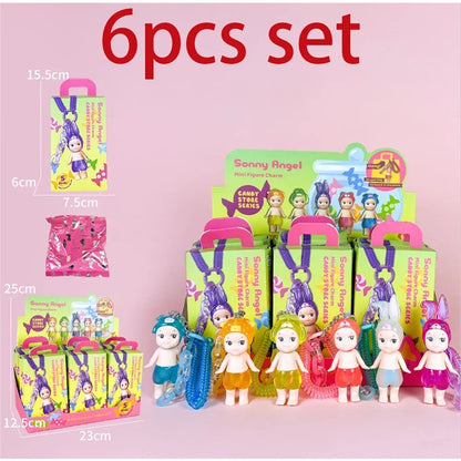 Sonny Angel Candy House Series Blind Box – Cute Doll Keychain Pendant, Handmade Birthday Gift for Girls