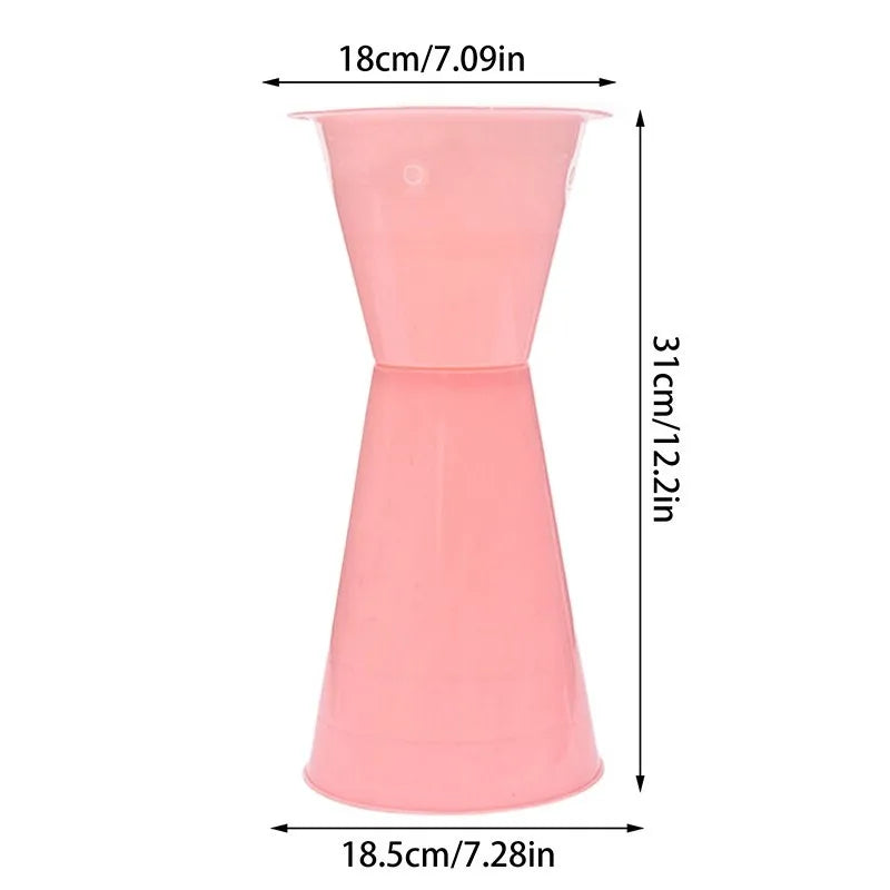 Plastic Flower Packaging Liner – Plant Stand & Fixed Bouquet Base for Floral Crafts and Supplies