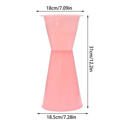 Plastic Flower Packaging Liner – Plant Stand & Fixed Bouquet Base for Floral Crafts and Supplies