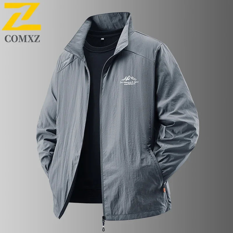 Men’s UV Protection Summer Jacket - Ultra-Light Breathable Sunproof Fishing Coat for Outdoor Activities