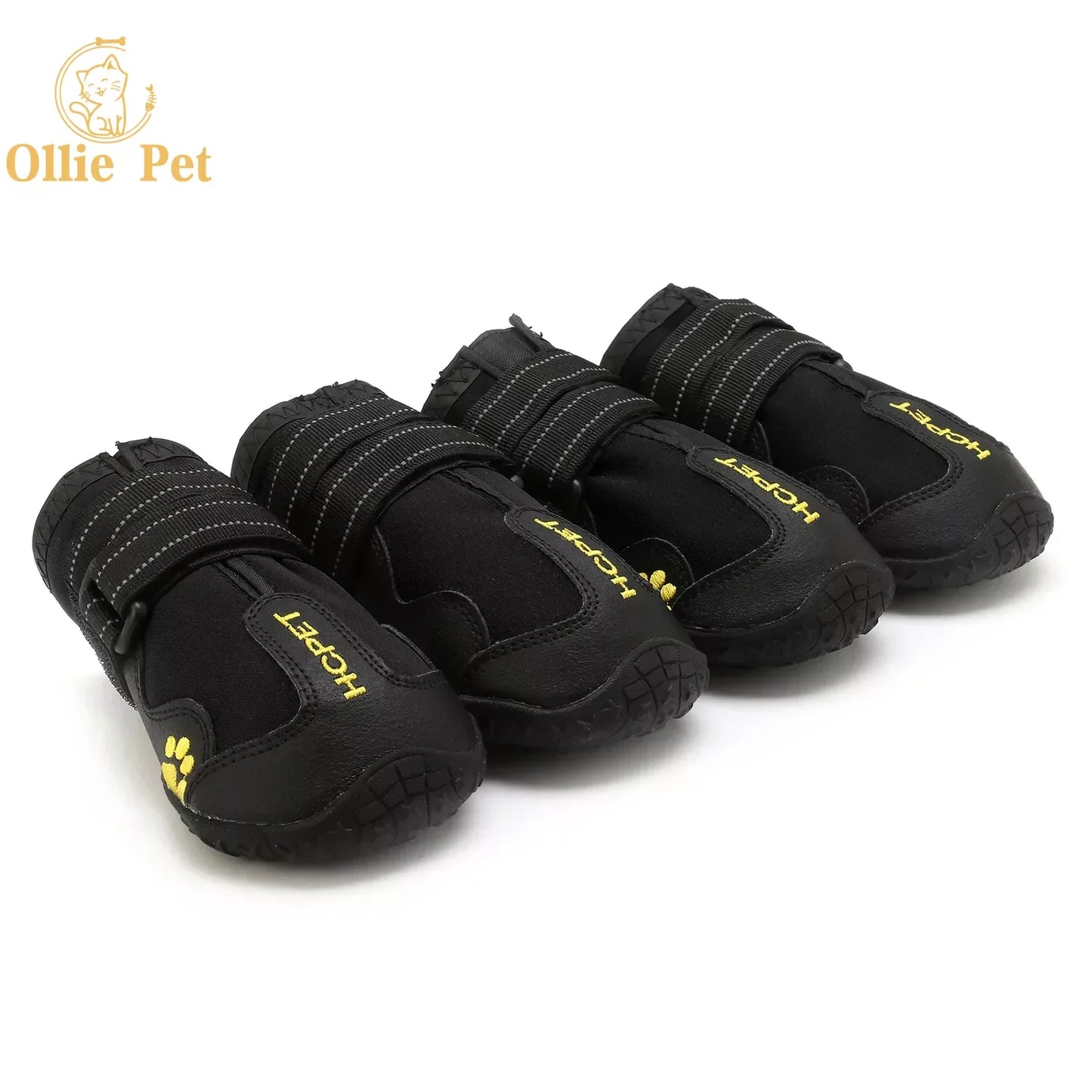 Dog Shoes Waterproof Rain Boots — Anti-Slip, Warm Snow & Reflective Protection for Small and Large Pets