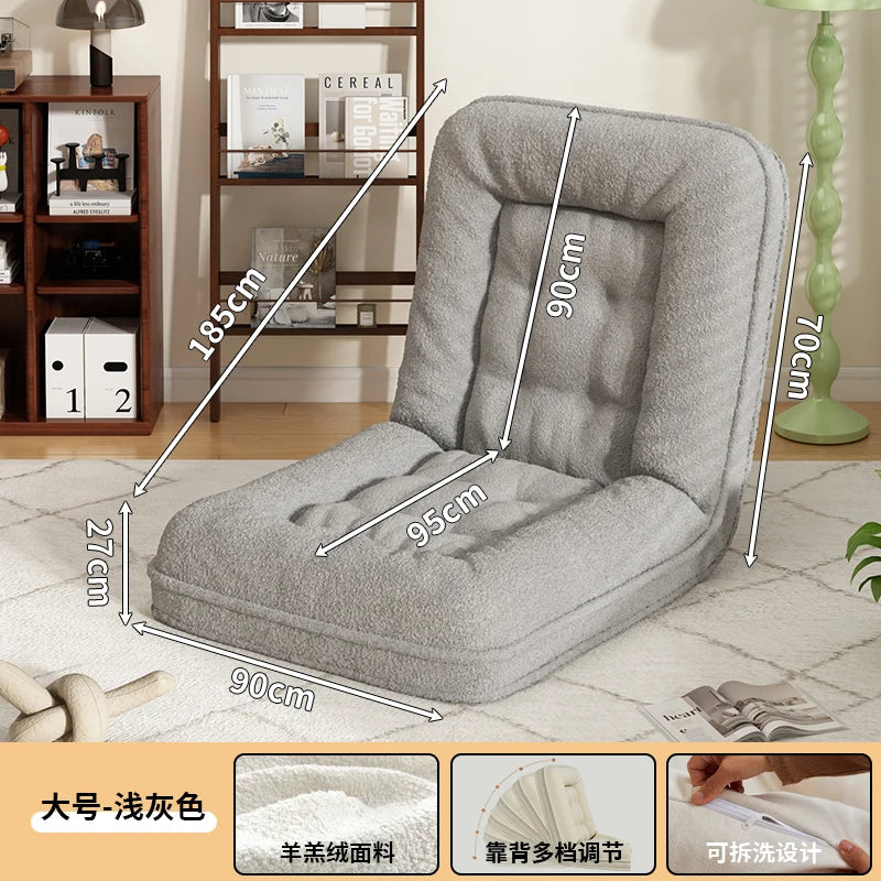 Human Kennel Lazy Sofa - Folding Recliner & Compact Sofa Bed for Bedroom
