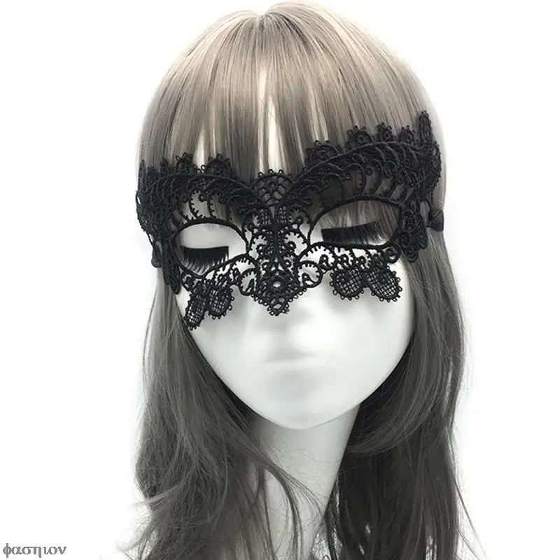 Halloween Lace Velvet Mask — Sexy Unisex Masquerade Eye Mask for Party, Prom, Costume & Cosplay Gifts