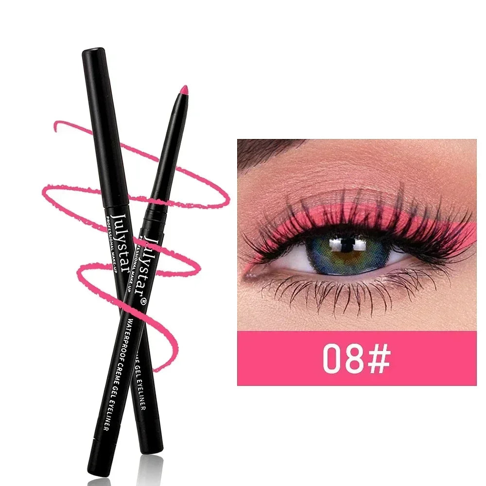 3PCS Waterproof & Smudge-Proof Black Eyeliner Pencils – Long-Lasting, Bold Eye Makeup with Smooth Glide Formula
