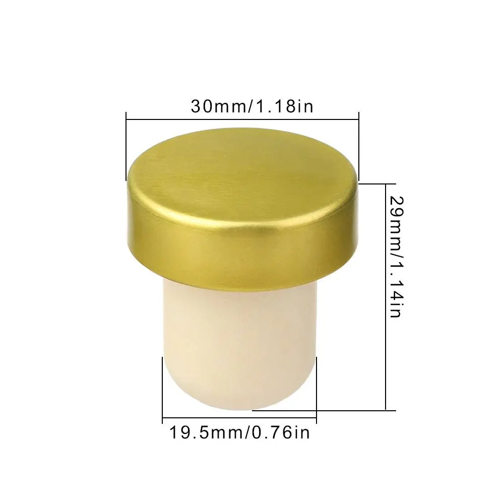 Silicone Wine Bottle Stopper Set – Vacuum-Sealed Champagne and Beer Corks, Kitchen Bar Tool for Freshness Preservation