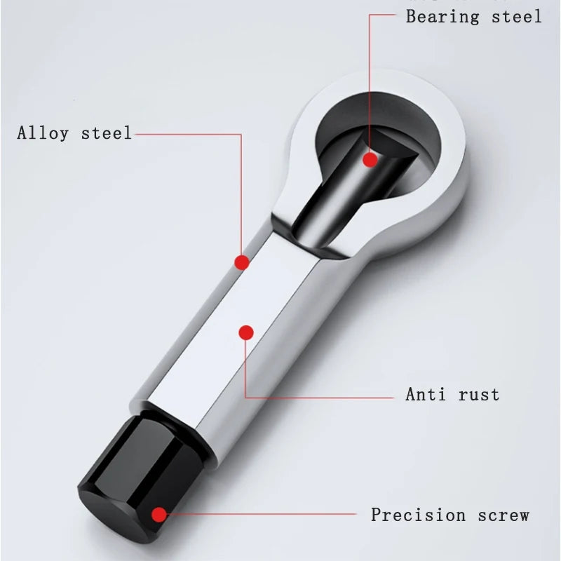 9-27mm Screw Removal Tool - Professional Steel Nut Splitter Kit, Separator & Breaker for Rusty Nuts, Durable Manual Hand Tool