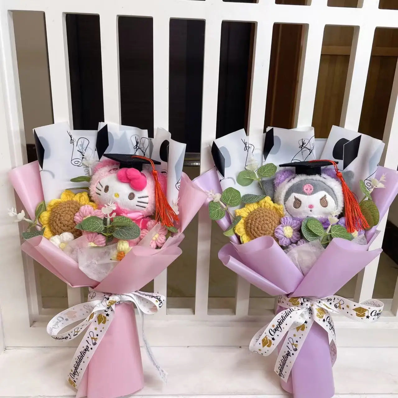 Anime Series Plush Toy Bouquet — Children’s Day, Birthday, Valentine’s & Graduation Gifts