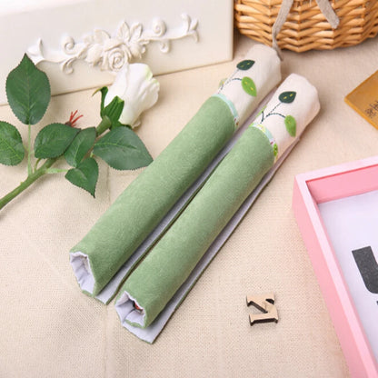 2PCS Refrigerator Door Handle Covers – Anti-Skid Fridge & Oven Protectors, Fingerprint-Resistant Kitchen Decor Gloves