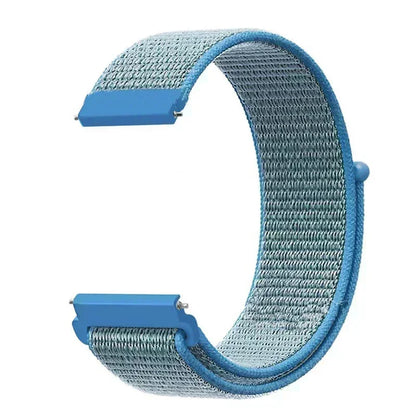 22mm Sport Nylon Loop Watch Band – Breathable Replacement Wristband for NORTH EDGE APACHE-46 Smartwatch, Durable Adjustable Strap