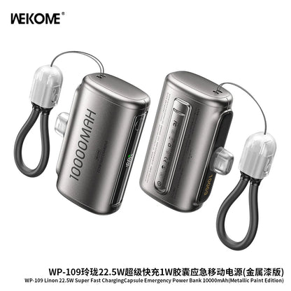 10000mAh Mini Power Bank Portable Fast Charging External Battery Pack – Compact Mobile Charger for iPhone, Samsung & Xiaomi Smartphones