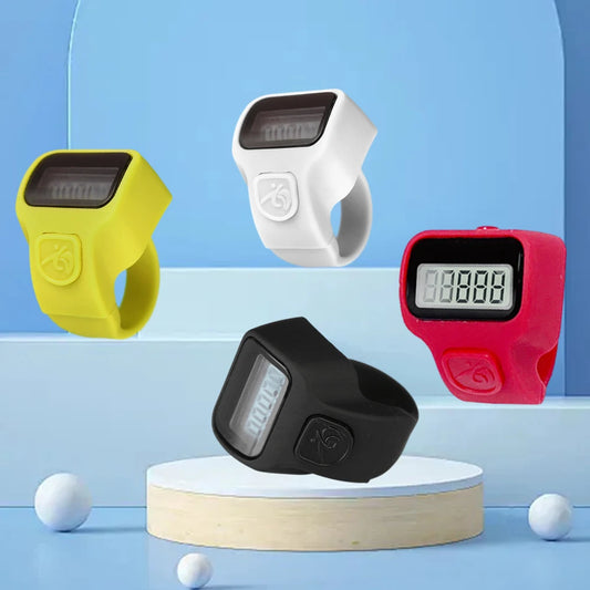 Mini Ring-Shaped Finger Counter — LCD Electronic Digital Tally Clicker for Events, Laps & Counting