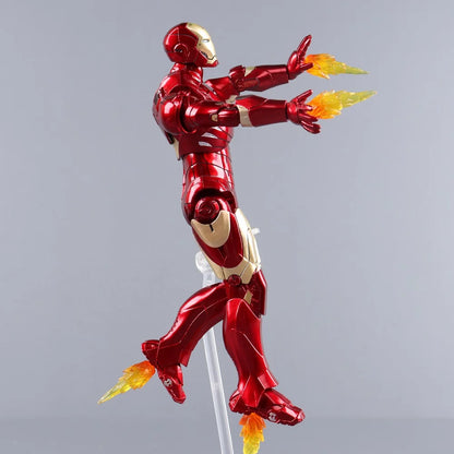 ZD Toys 7" Iron Man Action Figures – Joint Movable MK1 to MK50 Movie Collectible Dolls