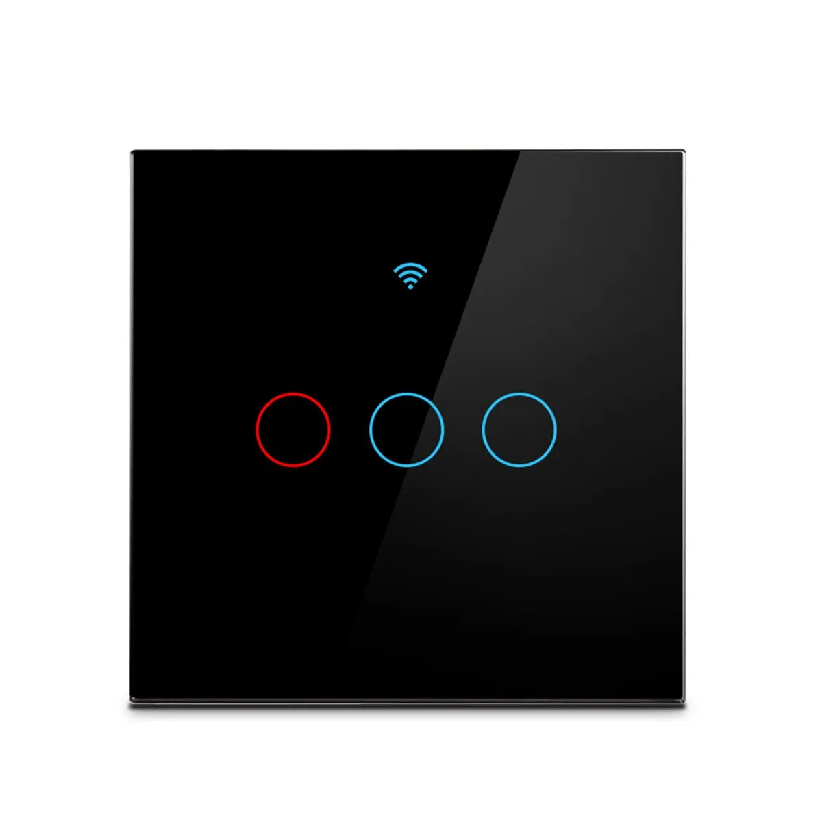 Tuya WiFi Smart Home Switch - US/EU Glass Touch Panel, Voice & Wireless Remote Control Compatible with Alexa & Google Home