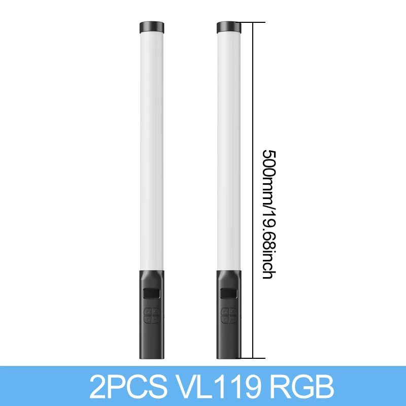 Ulanzi i-Light VL119 RGB LED Light Wand – 2500–9000K Magnetic Tube Light for Photography, Video & Vlog, Handheld Portable Lighting Stick